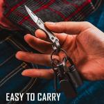 Titanium Mini EDC Pocket Knife with Keychain