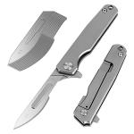 OLITANS T010 Titanium Folding Scalpel Pocket Knife