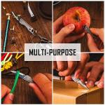 Titanium Mini EDC Pocket Knife with Keychain