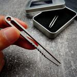 Canku Mini Titanium Tweezers for Outdoor Adventures