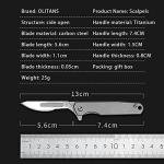 OLITANS T010 Titanium Folding Scalpel Pocket Knife
