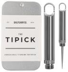 TiPick Titanium Toothpick Holder - Compact & Portable