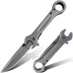 MADSMAUG Titanium Pocket Folding Knife with Wrenches