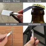 Titanium EDC Pry Bar 2 Pack - Mini Multi-tool