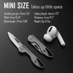 KeyUnity KK05 Mini Titanium Pocket Knife - Lightweight EDC Tool