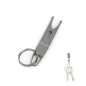 TONYFY Mini Titanium Clasp with Key Ring Tool