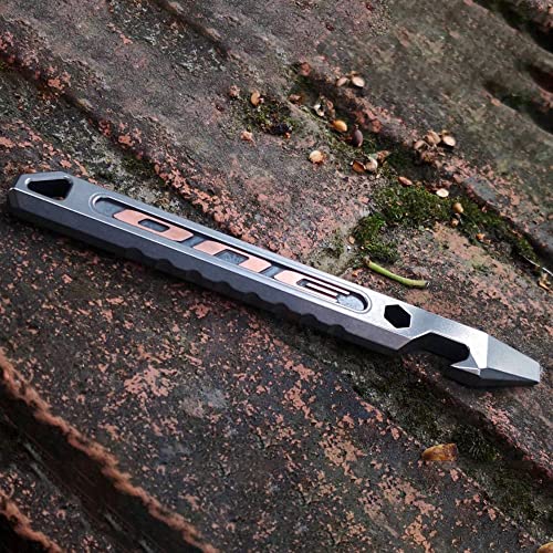 Titanium Pry Bar Crowbar Outdoor Multi-Tool Bottle Opener