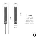 TiPick Titanium Toothpick Holder - Compact & Portable