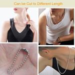 Adjustable Pure Titanium Bead Chain Necklace