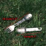 Dawn Deer Titanium Folding Spork - Lightweight Utensil