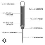 TiPick Titanium Toothpick Holder - Compact & Portable