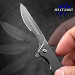 OLITANS T010 Titanium Folding Scalpel Pocket Knife