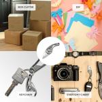 Titanium Pocket Knife Keychain - EDC Utility Tool