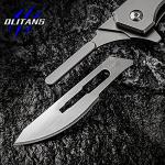 OLITANS T010 Titanium Folding Scalpel Pocket Knife
