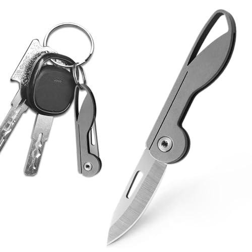 Joycube Titanium Mini Folding Keychain Knife