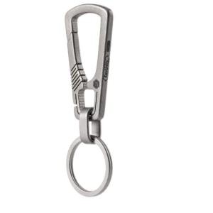 KeyUnity Titanium Quick Release Carabiner Keychain