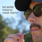 TiPick Titanium Toothpick Holder - Compact & Portable