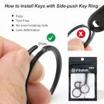 Heavy Duty Titanium Keychain Rings for Car Keys