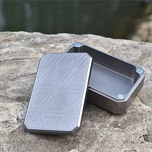 WANERSEN Titanium EDC Case for Outdoor Camping Storage