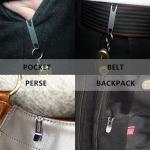 TONYFY Mini Titanium Clasp with Key Ring Tool