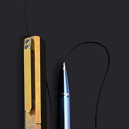 WANERSEN 3D Titanium Tactical Pen - Gold, 5