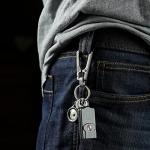 KeyUnity Titanium Quick Release Carabiner Keychain