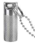 Opret Waterproof Titanium Pill Container with Keychain