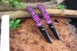 SliceElite La Tigresa Pink Tiger Stripe EDC Knife