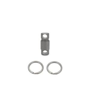 TONYFY 360° Swivel Titanium Keychain Clip
