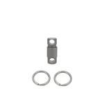 TONYFY 360° Swivel Titanium Keychain Clip