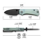 CIVIVI Baby Banter EDC Pocket Knife - Titanium