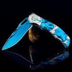 Vividstill 3D Titanium Wolf Folding Pocket Knife