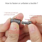 TONYFY 360° Swivel Titanium Keychain Clip