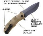 Coyote Rapid Fire Titanium EDC Knife