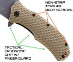 Coyote Rapid Fire Titanium EDC Knife