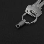 TONYFY 360° Swivel Titanium Keychain Clip
