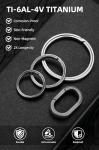 KEEPO LINK Multi-Use Titanium Key Ring Set