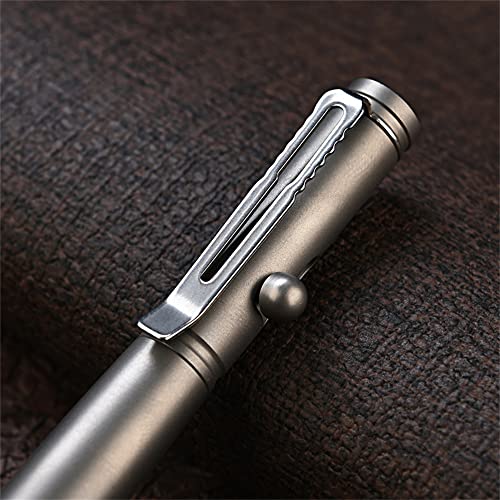 WANERSEN Tactical Titanium Signature Pen Blue 5.5