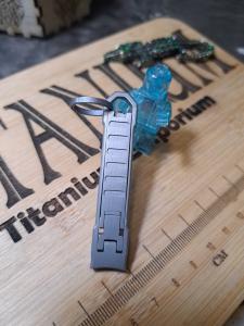 Titanium Keyring Slim Stainless Steel Nail Clippers