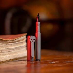 Chaves Fountain EDC Pen with Skull Clip