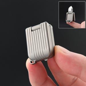 Titanium Folding Keychain Knife - D2 Blade