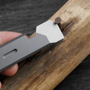 TC4 Titanium EDC Crowbar Pry Bar Tool