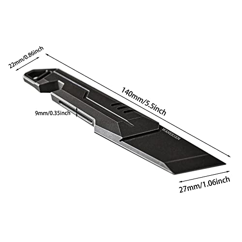 Black Titanium Alloy Multi-Tool Crowbar Bottle Opener 5.5