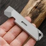 TC4 Titanium EDC Crowbar Pry Bar Tool