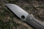 Titanium Handle Tactical Pocket Folding Knife
