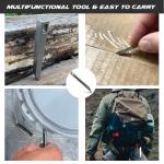 Titanium Pry Bar Set - Mighty & Mini Keychain