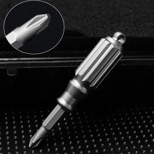 Portable Titanium S2 Screwdriver Keychain Tool