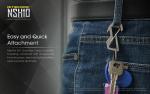 NITECORE NSH10 Titanium EDC Carabiner Multi-Tool