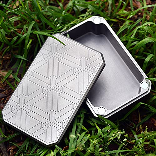 WANERSEN Titanium EDC Case for Outdoor Camping Storage