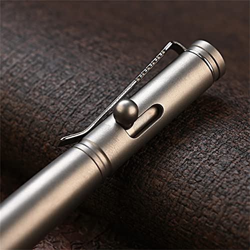 WANERSEN Tactical Titanium Signature Pen Blue 5.5